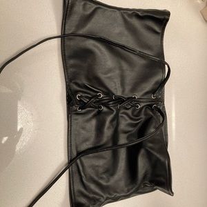 Boohoo Black Corset Belt